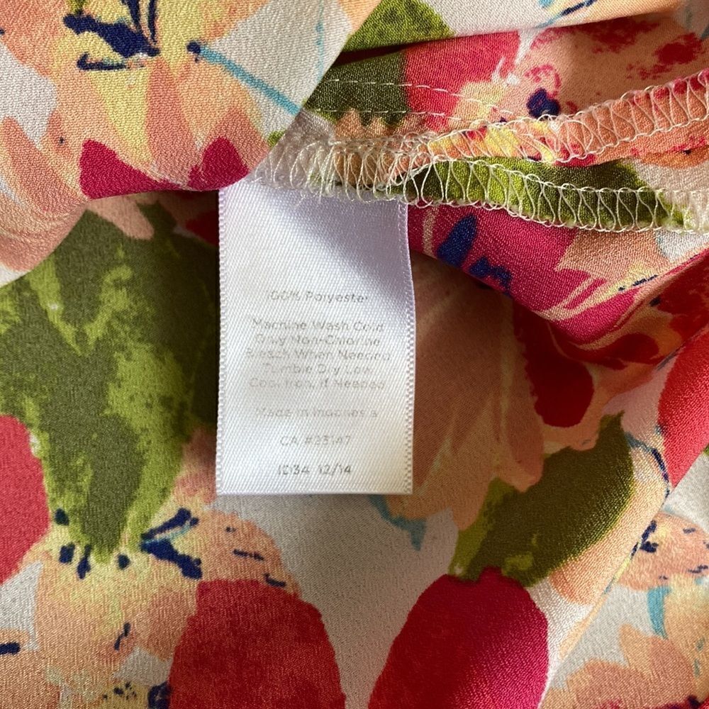 Talbots Pink Floral Tank - Size Small - Picture 6 of 9